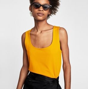 ZARA mustard tank